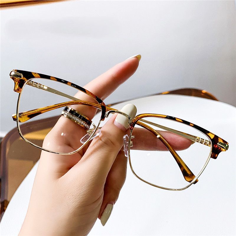 Moda Escritório Anti Luz Azul Óculos Feminina Retro Olho De Gato Ópticos Raios Azuis Bloqueio Proteção Para Os Olhos