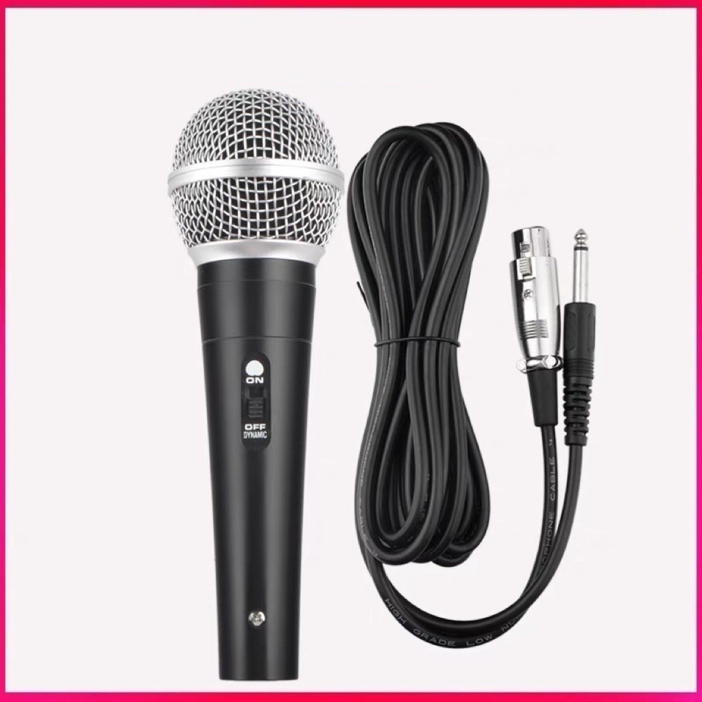 Microfone Profissional M58 cardióide com Cabo P10 3M