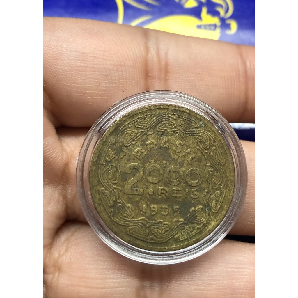 Moeda 2000 Reis 1939 Na Cápula