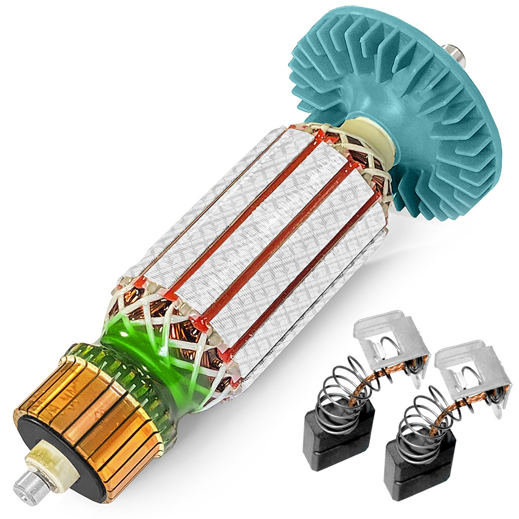 Induzido+ Carvão Gdc 14-40 / Gdc 150 / Gdc 12-34D Serra Marmore 1548/ 1E48 220v