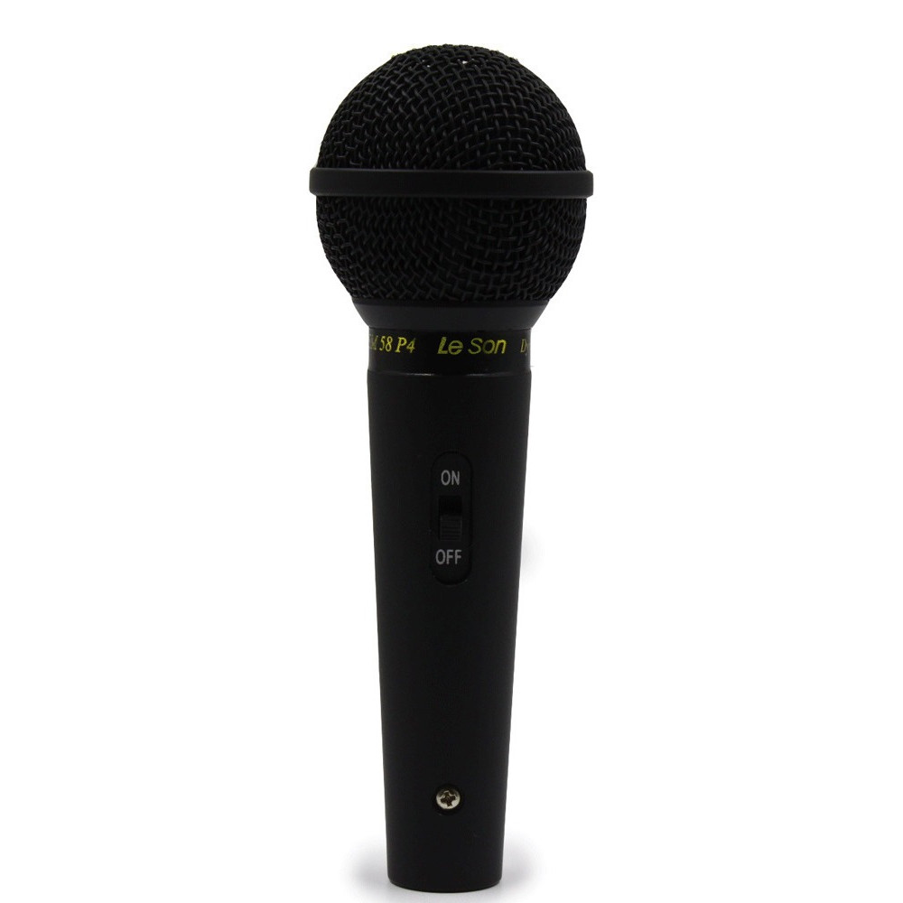 Microfone com Fio Profissional Preto Fosco SM-58 P4 - Leson 2AM002263 em Oferta na Shopee