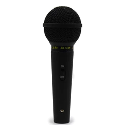 Microfone com Fio Profissional Preto Fosco SM-58 P4 - Leson 2AM002263