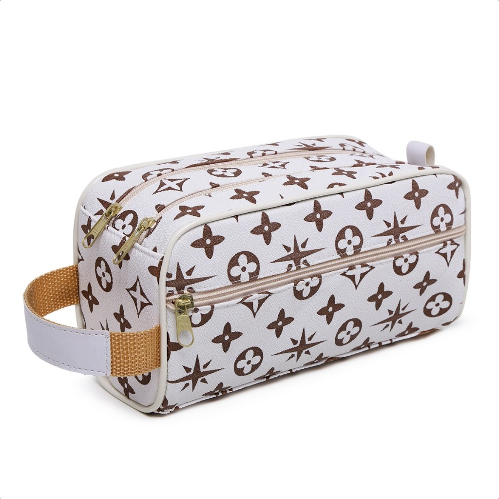 Necessaire Unissex Grande Multifuncional Bolsa de mão Organizadora para Viagens Maquiagens em Oferta na Shopee