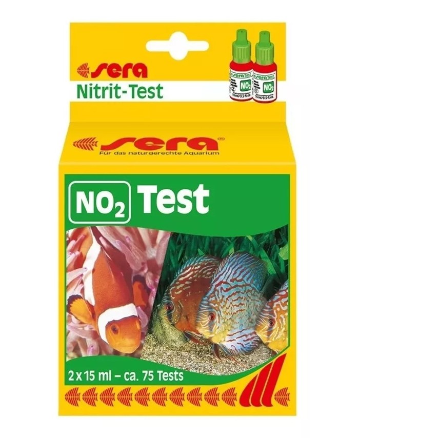 Sera Teste Nitrito No2 - P/ Aquário Água Doce Ou Salgada