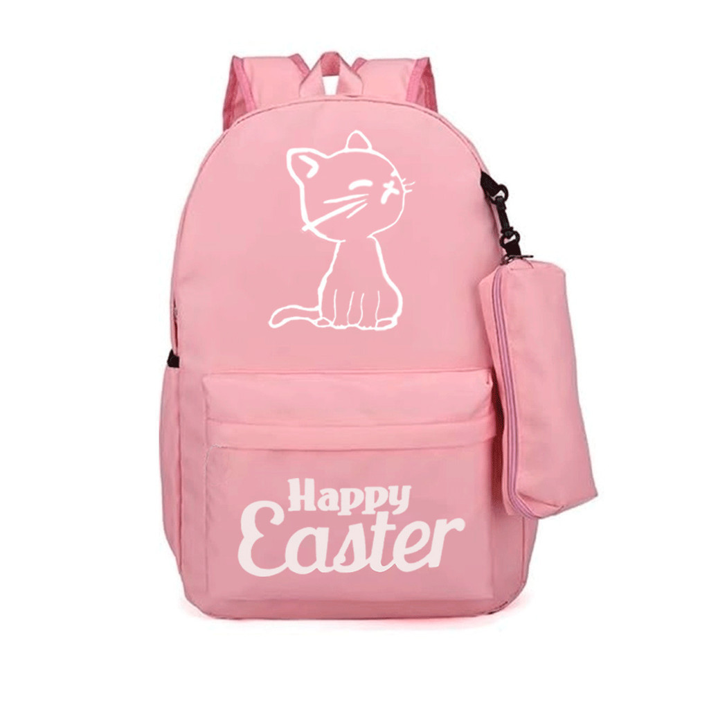 Mochila Escolar Grande Unissex acompanhado de um estojo FANG em Oferta na Shopee