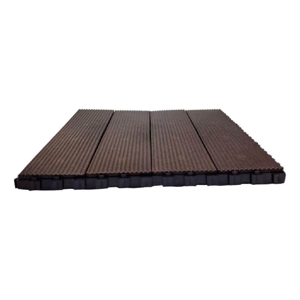 Piso Modular Deck Estilo Madeira Academia Com Piscina Grande