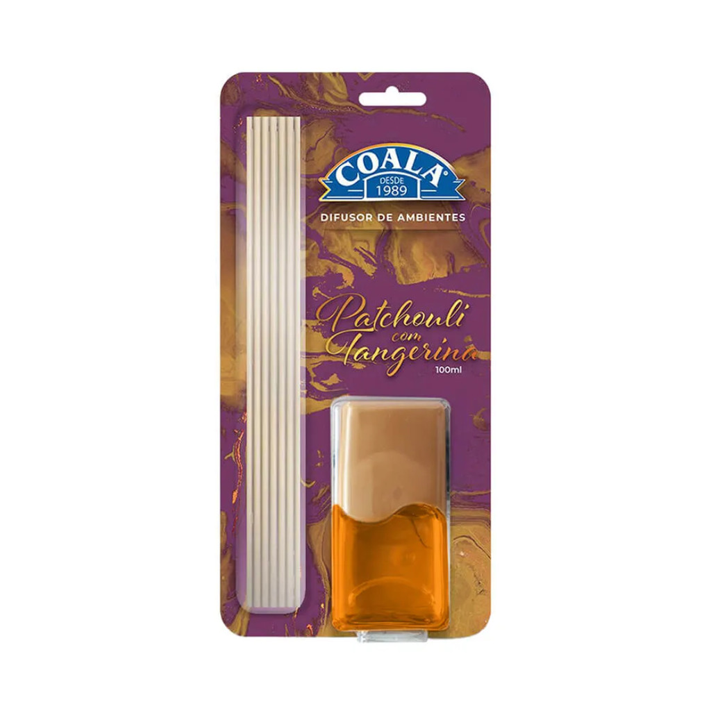 Difusor Patchouli Com Tangerina 100ml Coala - Equilibrado e Envolvente em Oferta na Shopee
