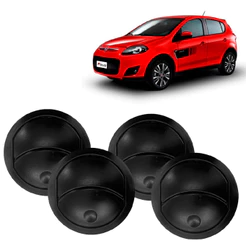 Kit 4 Difusor Palio G5 Economy 2014 2015 2016 2017 Preto