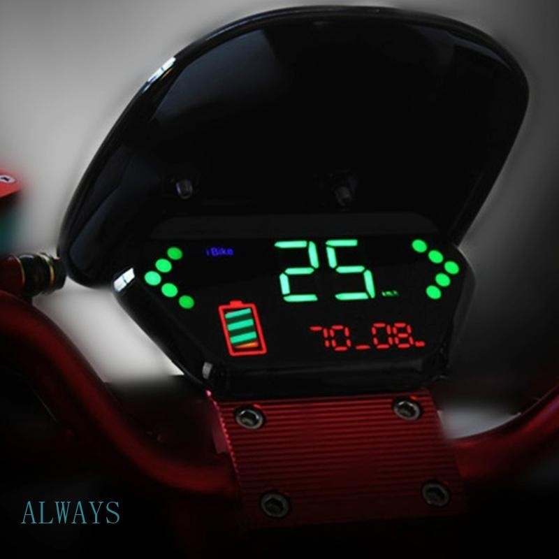 Display LED ALW Elétrica 36V 48V 60V 72V Painel Controle Multi-Informação Medidor À Prova D