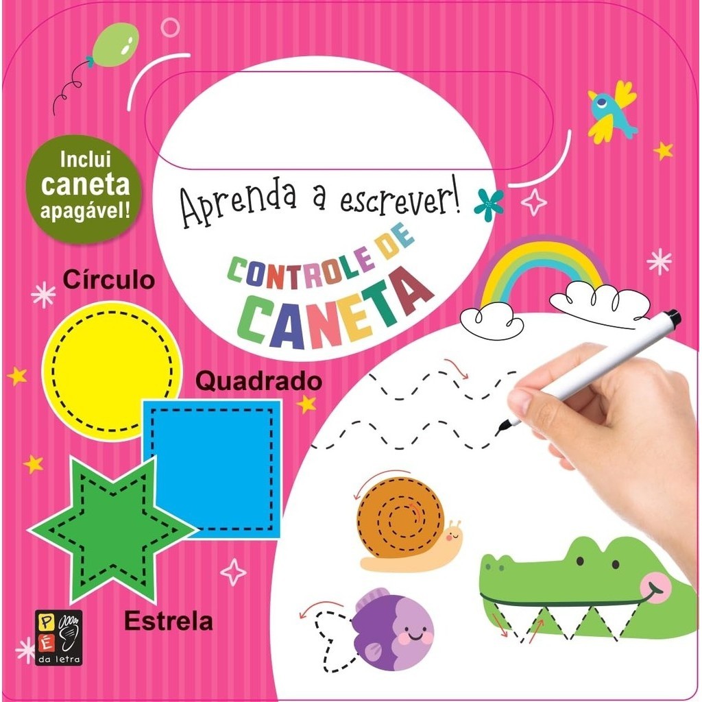 Controle da caneta | Aprenda a escrever | PÉ DA LETRA em Oferta na Shopee