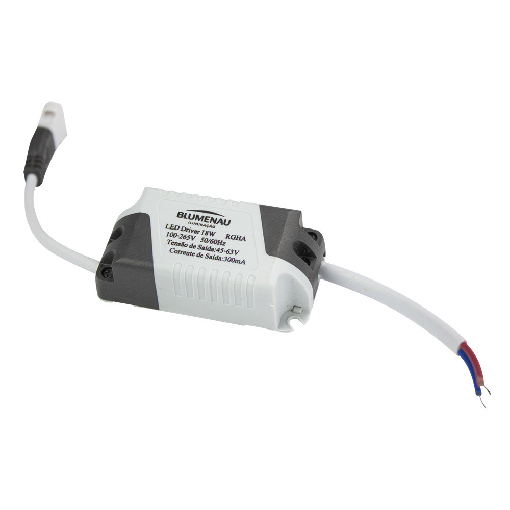 Driver Led Reator Para Placa De Led 18w Bivolt Blumenau