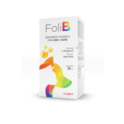 Suplemento Foli B Cães e Gatos 30ml Avert