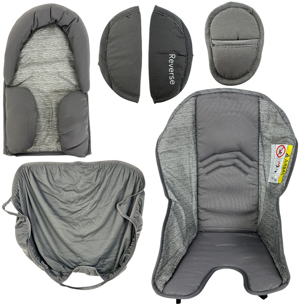 CAPA / ASSENTO CINZA RAJADO PARA BEBÊ CONFORTO COSCO REVERSE