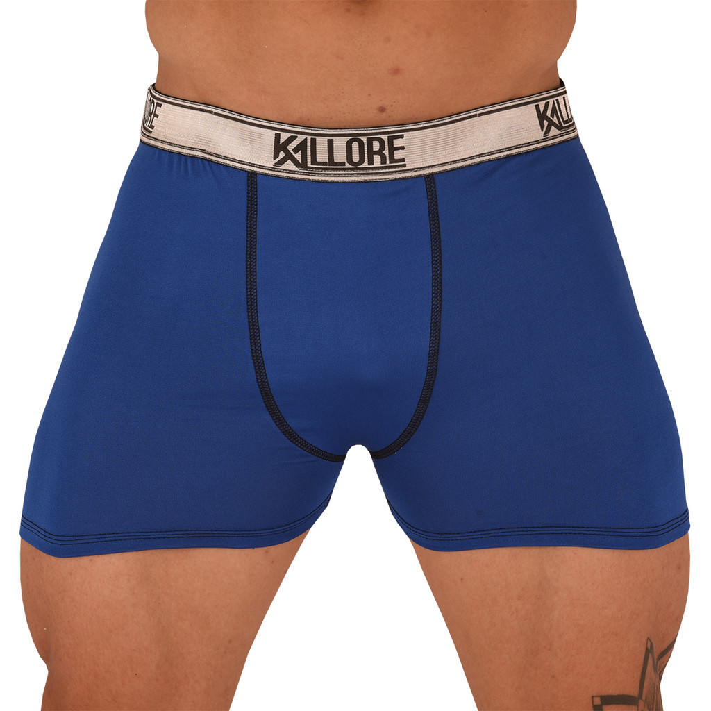 Kit 10 Cuecas Boxer Box Masculinas Microfibra Lisas Adulto Kallore