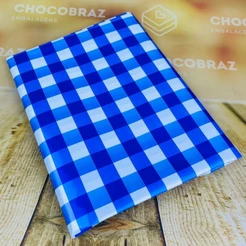 10~50 TOALHAS P/ FESTA JUNINA XADREZ AZUL ESCURO 78X78 INOVE (CHOCO)