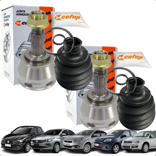 Par 2 Junta Homocinetica Fiat Palio Stilo Argo Cronos Siena