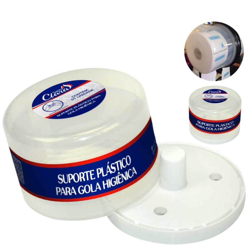 Suporte Porta Gola Higienica Para Barbearia Salão Beleza