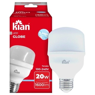 Lâmpada Kian Led 20W Branca 25000H 6,5K 1600 Lúmens Bivolt em Oferta na Shopee