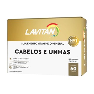 Suplemento Alimentar Lavitan Hair Cabelos e Unhas 60 Cápsulas em Oferta na Shopee