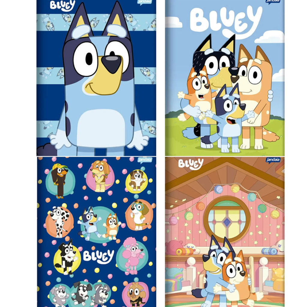 CADERNO BROCHURA 1/4 CD 80FLS  BLUEY   JANDAIA   75105 24 - Stationery