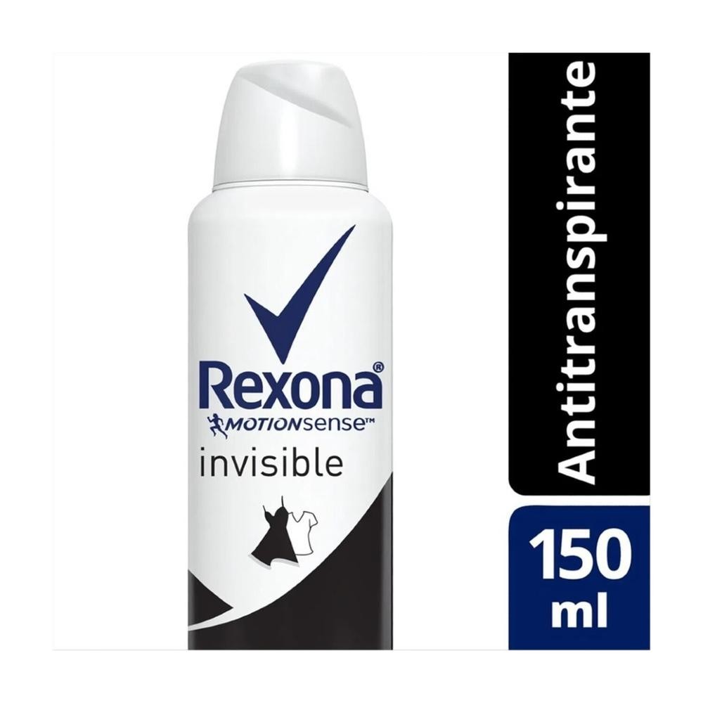 Desodorante Aerosol Rexona Invisible 150ml