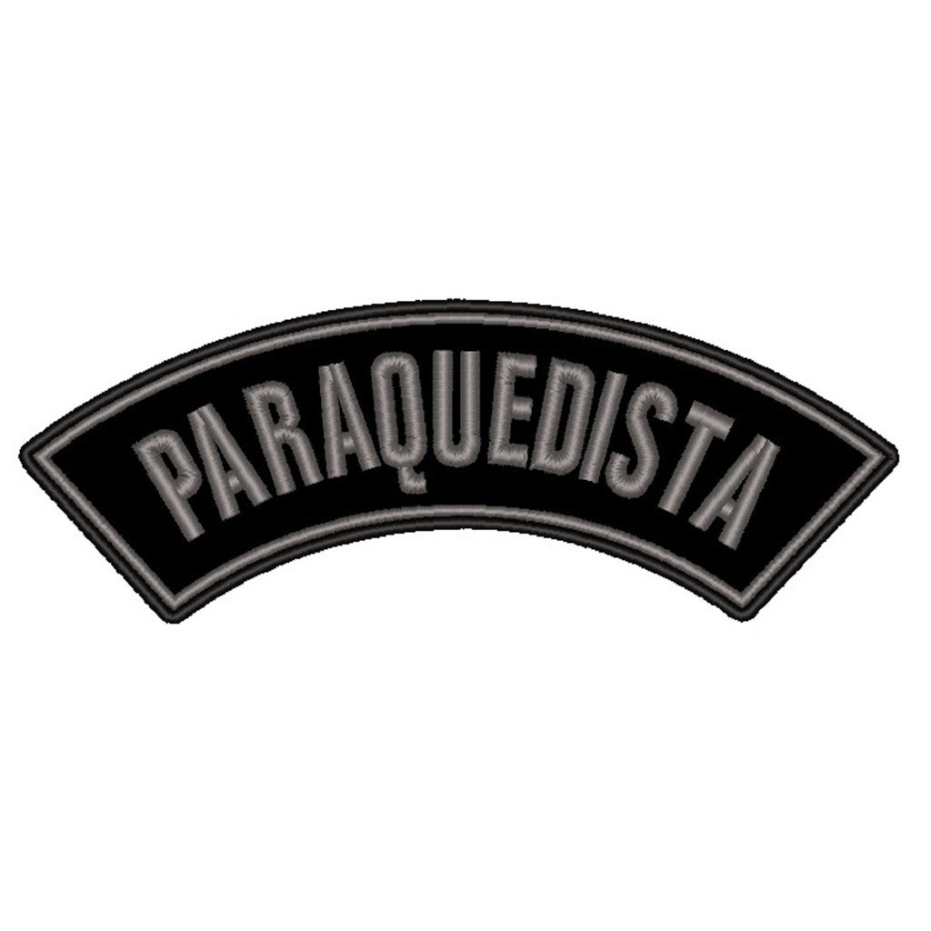 Bordado Tarja Sutache Manicaca Paraquedista