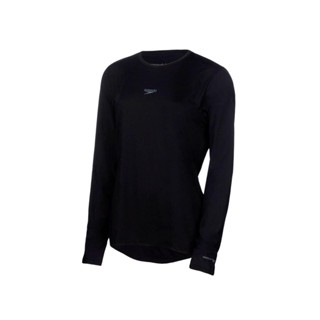 Camiseta Feminina Manga Longa proteção UV50+ FastDry Speedo -  PRETO em Oferta na Shopee