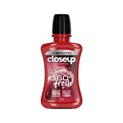 Enxaguante Bucal Closeup Red Hot Protecao Fresh Zero Alcool 250ml