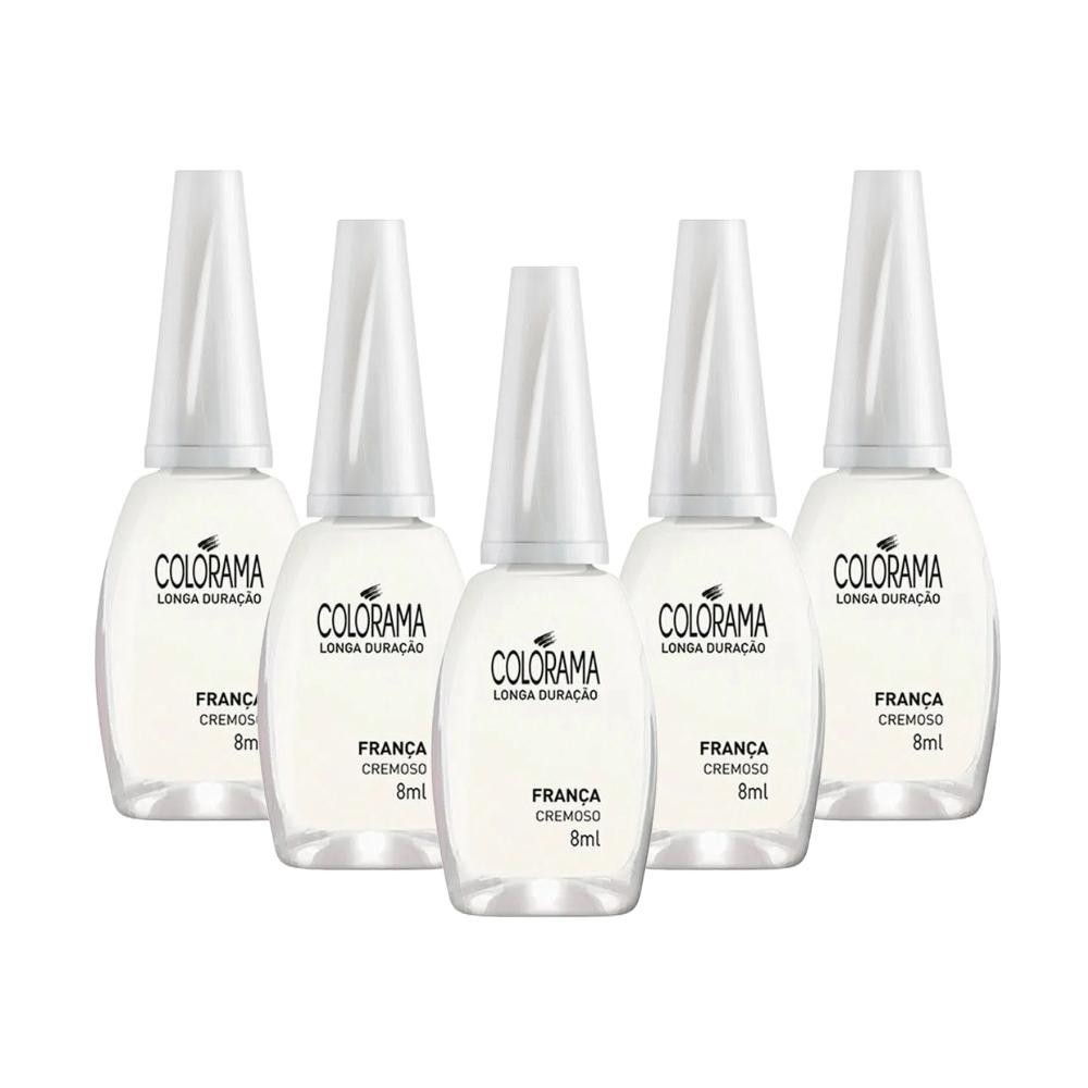 Kit Esmalte Colorama Cremoso Franca (5 unidades) - Beauty