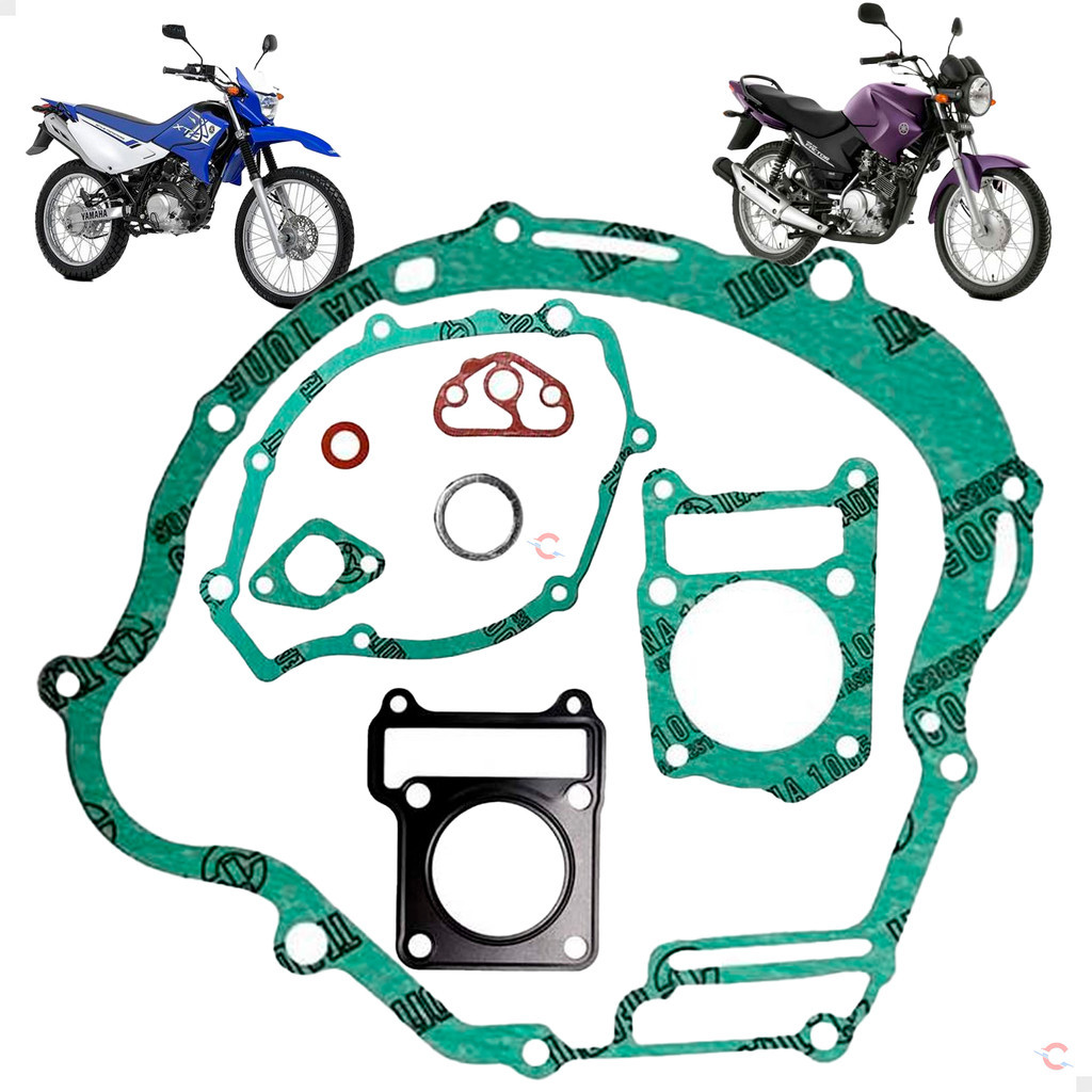 Jogo Junta Yamaha Ybr 125 - Cabeçote Aço