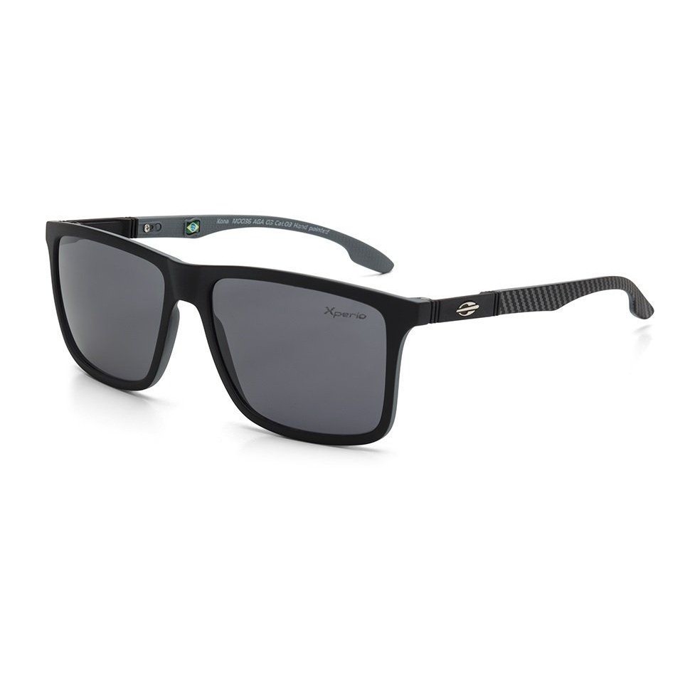Óculos Solar Mormaii Kona M0036aga03 Preto Parede Cinza Lente Cinza Polarizada cat1