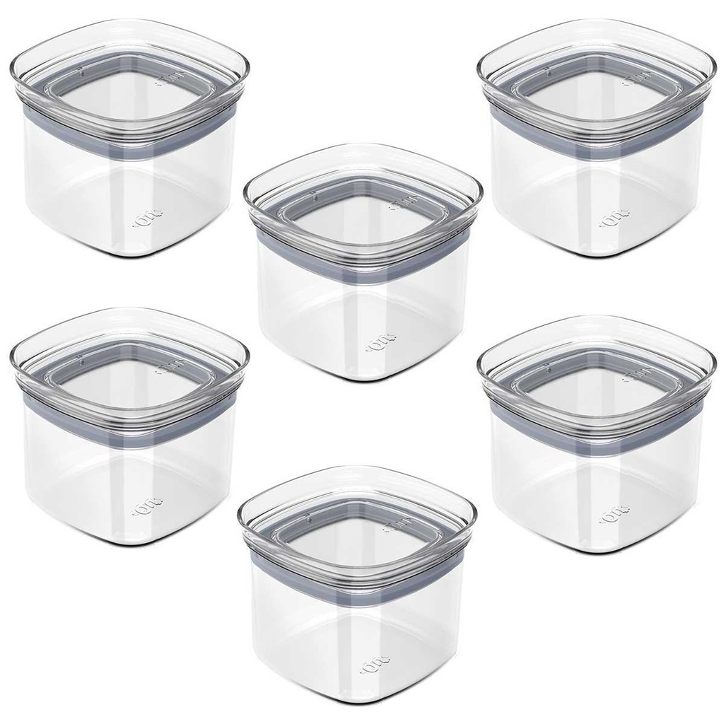 6x Porta Temperos Pote 450ml Organizador OU Block Hermético em Oferta na Shopee