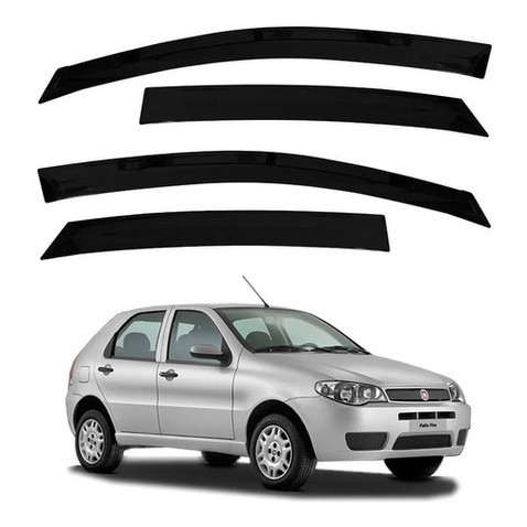 Super Defletor Calha de Chuva Palio Todos 4 Portas Ecoflex