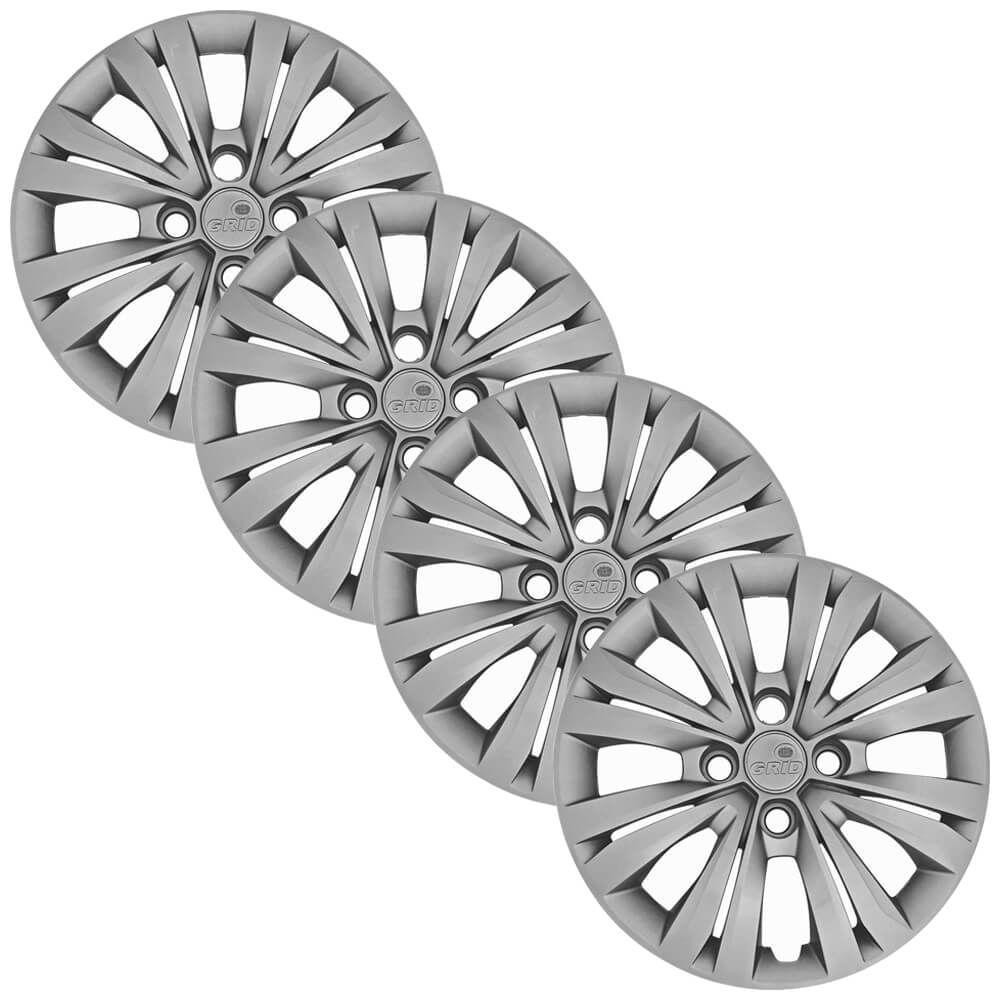 Jogo 4 Calota Modelo Original Gol G7 Prata Aro 14 Grid em Oferta na Shopee