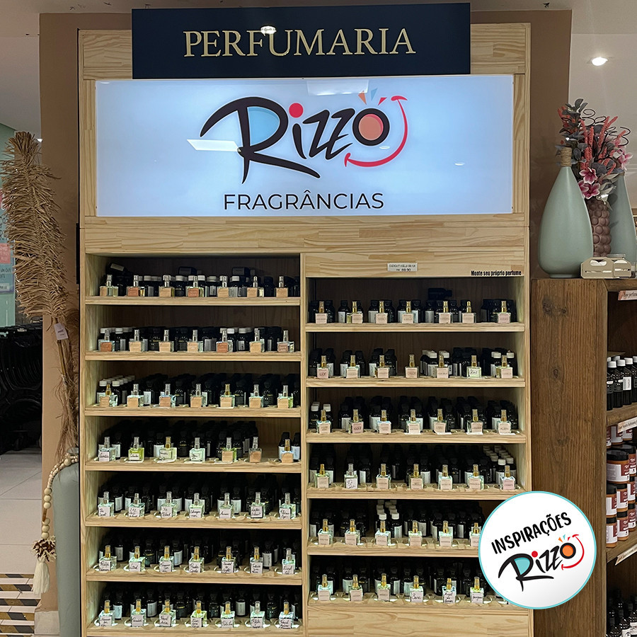 Frasco para Perfumaria de Vidro Retangular - Preto - 250ml - 1 unidade - Rizzo
