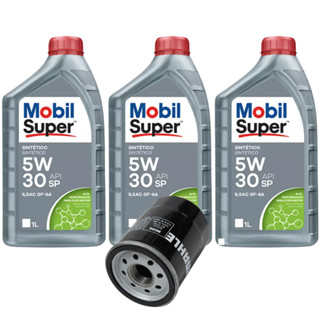 Kit Troca Oleo 5W30 Mobil Motor Fiat Fire 1.0 1.4 8v EVO Palio Novo Uno Fiorino Strada Doblo Siena Punto 2010/ em diante em Oferta na Shopee