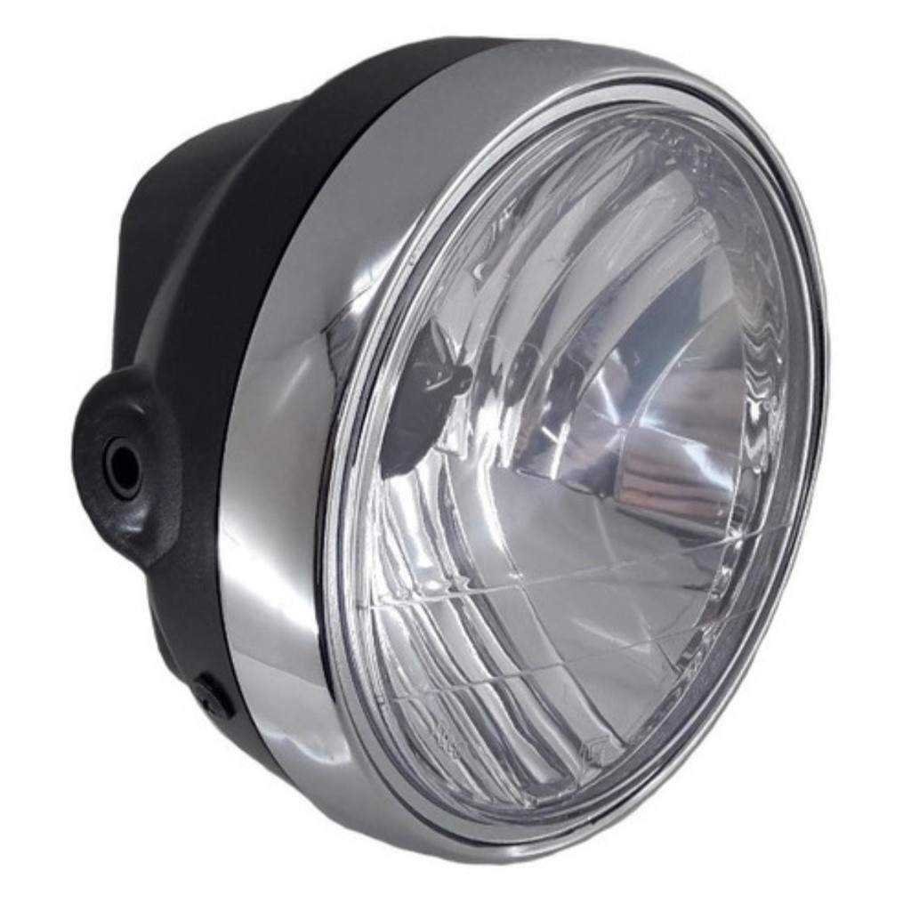 Farol Completo Aro Cromado Honda Cg 125 150 Fan Titan Sport Todos os Anos e Modelos