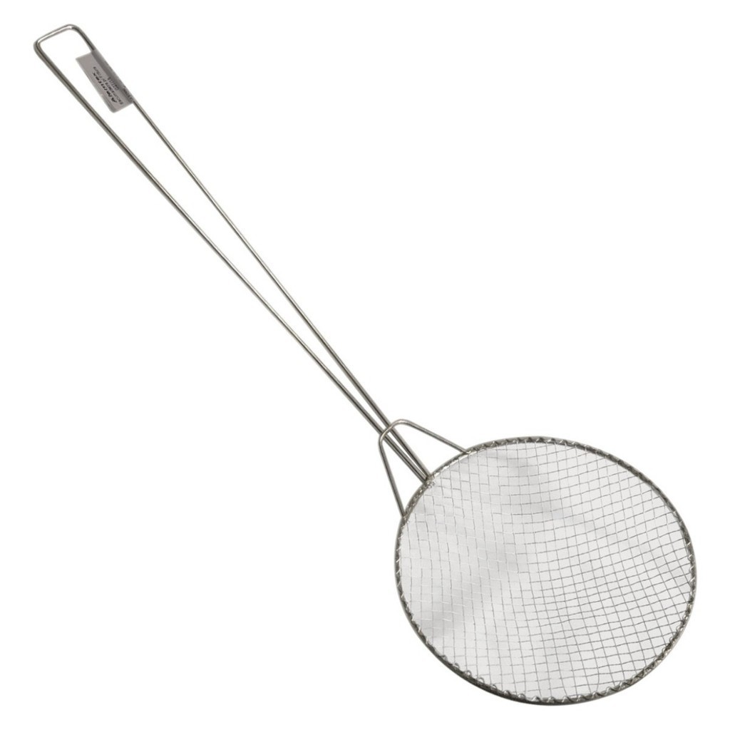 Escumadeira Peneira para Fritura Modelo Industrial Batata Pastel Salgados Coxinhas Inox em Oferta na Shopee