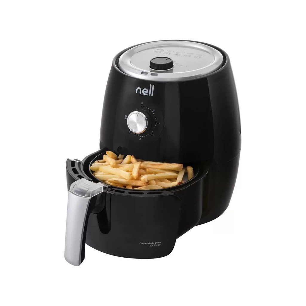Air Fryer - 2,4L - Nell - Preto