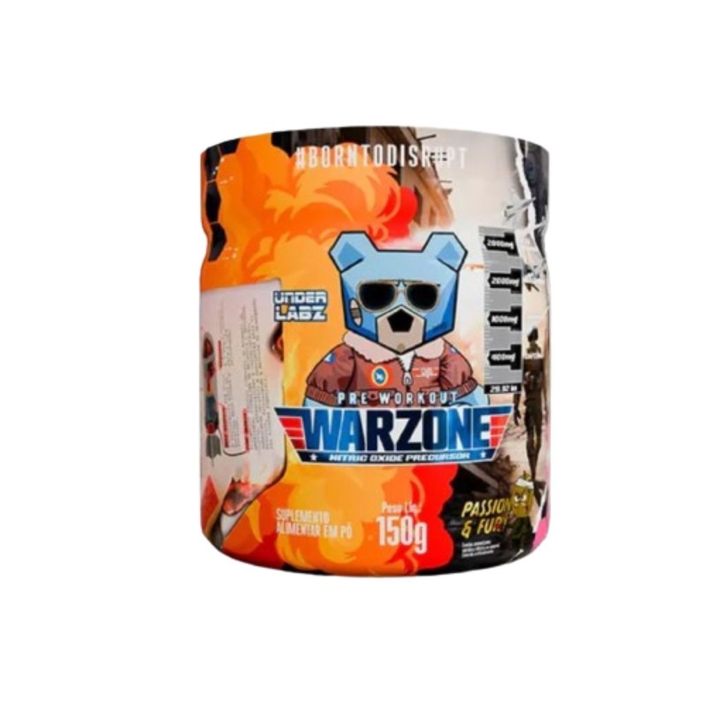 Pré Treino Warzone 150g Under Labz