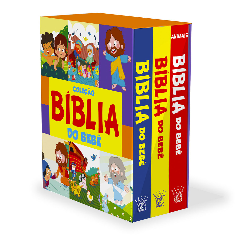 Box Bíblia do Bebê - Box com 3 Livrinhos