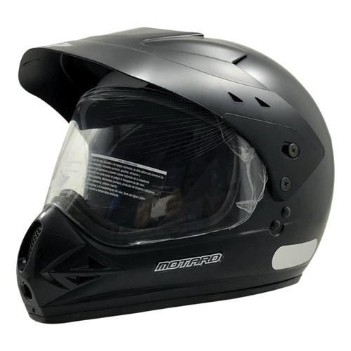 Capacete Moto Cross Ebf Motard Fechado Com Viseira New Street
