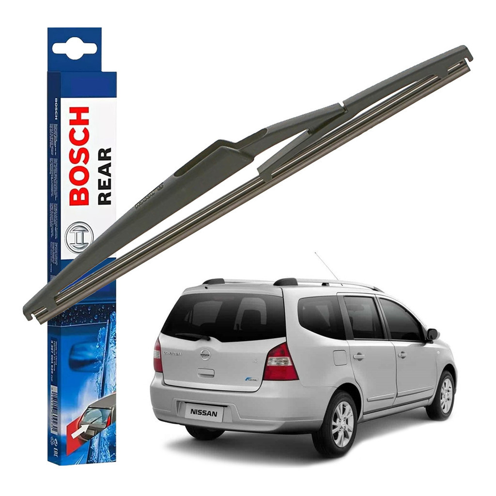 Palheta Traseira Limpador Vidro Vigia REAR Original Bosch Nissan Grand Livina 2009 A 2014