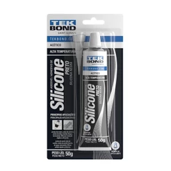 Silicone Preto Alta Temperatura 50g Tekbond