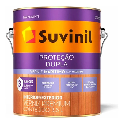 Verniz Marítimo Acetinado, Fosco, Brilhante 3,6l
