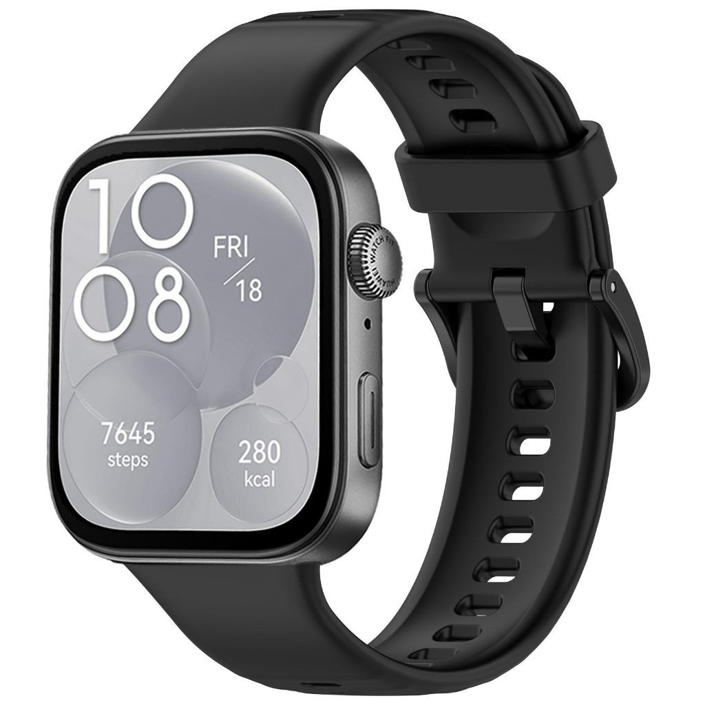 Pulseira de Silicone Ajustável Esportiva para HUAWEI WATCH Fit 3/4/4 pro/5/5 Pro