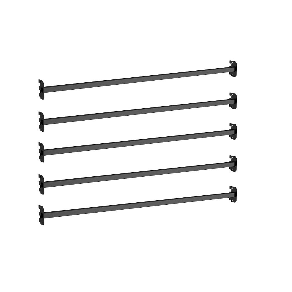 Porta Gancheira Amapá 0,90 Preto - Embalagem com 5 Unidades em Oferta na Shopee