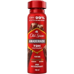 Desodorante Antitranspirante Aerossol Masculino Old Spice Amadeirado 150ml