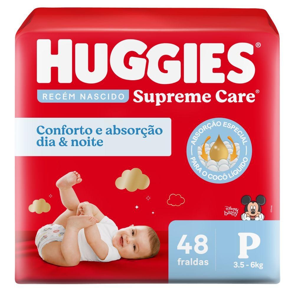 Fralda Huggies Supreme Care Disney Baby P 48 Unidades em Oferta na Shopee