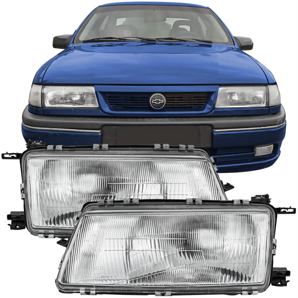 Par Farol Chevrolet Vectra GLS GSI 1994 1995 1996 Cromado